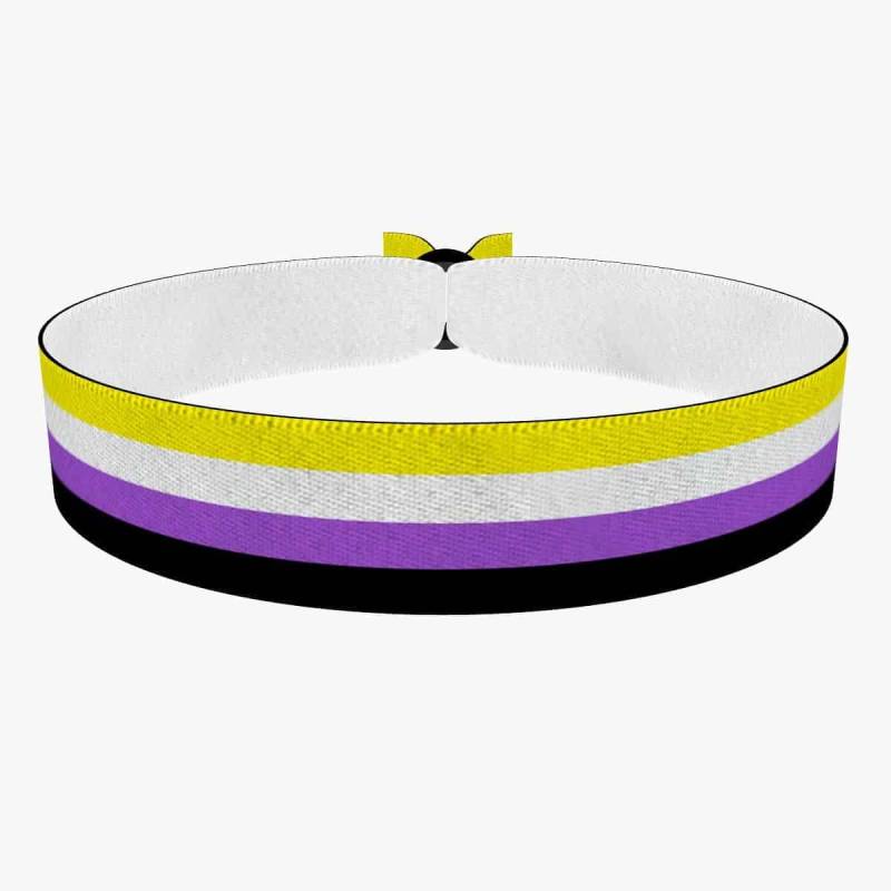 Non Binary - Flagge Stoffarmband Satin-Armband Handgemacht, Bunt, Unisex, Lgbtq+ Pride Armband Lgbtq Non Binary - Flagge Stoffarmband Satin-Armband Handgemacht, Bunt, Unisex, Lgbtq+ Pride Armband Lgbtq von druckpalast