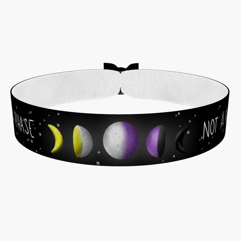 Nonbinary - It's Not A Phase Stoffarmband | Lgbtq Armband Handgemacht in Österreich Genderfluid von druckpalast