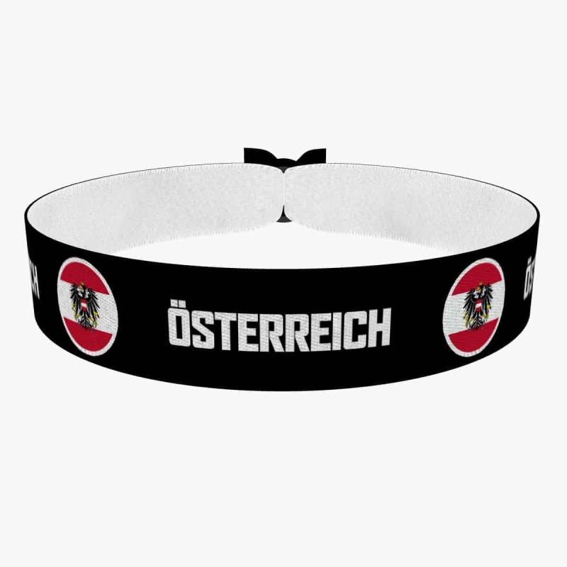 Österreich Runde Flaggen Stoffarmband - Handgefertigtes Unisex Armband Für Reisefans Und Patrioten Reise Souvenir Österreich Runde Flaggen Stoffarmband - Handgefertigtes Unisex Armband Für Reisefans Und Patrioten Reise Souvenir von druckpalast