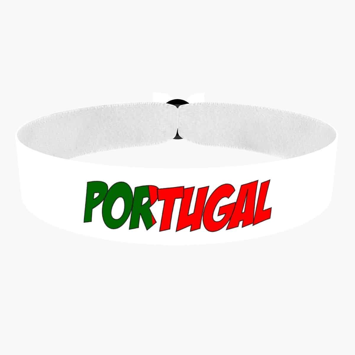 Portugal Stoffarmband - Handgemachtes Unisex Armband Für Reisefreunde Und Entdecker Reise Souvenir Handgemachte Armbänder von druckpalast