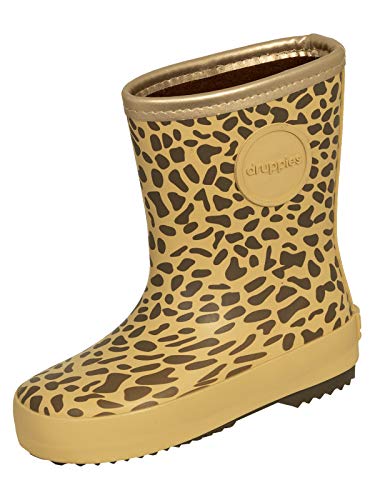 druppies® Regenstiefel Kinderstiefel Leopard beige 34 von druppies