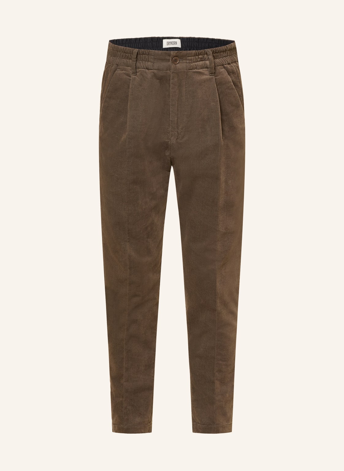 Drykorn Anzughose Chasy Extra Slim Fit Aus Cord gruen von drykorn