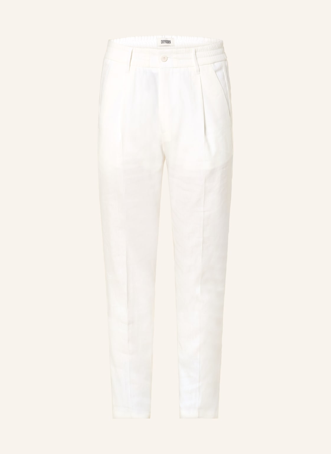 Drykorn Anzughose Chasy Extra Slim Fit Mit Leinen beige von drykorn