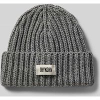 Drykorn Beanie mit Alpaka-Anteil Modell 'EANI' in Mittelgrau Melange, Größe 1 von drykorn