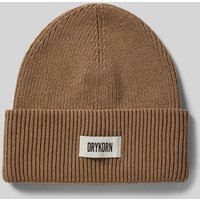 Drykorn Beanie mit Woll-Anteil Modell 'LOAH' in Sand, Größe 1 von drykorn