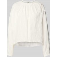Drykorn Blusenshirt mit Raffungen Modell 'SEETHA' in Offwhite, Größe 40 von drykorn