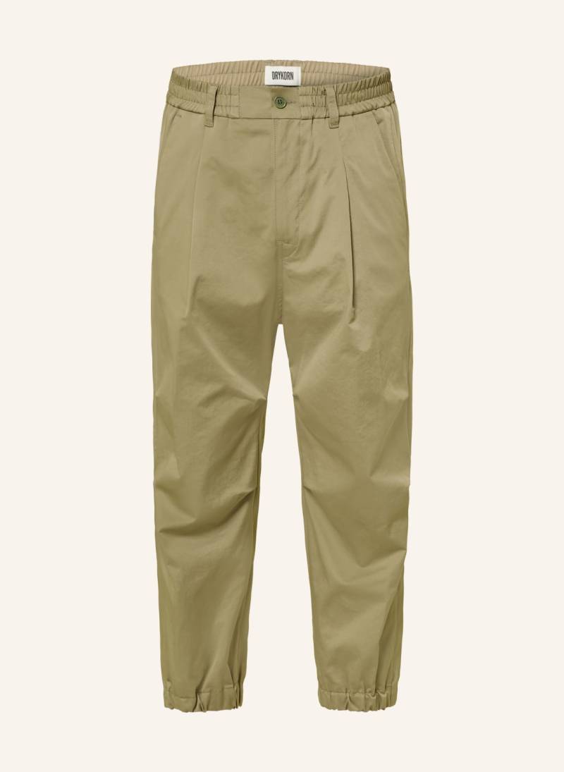 Drykorn Chino Lirog Extra Slim Fit Mit Verkürzter Beinlänge gruen von drykorn
