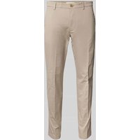 Drykorn Chino mit Bügelfalten Modell 'AJEND' in Beige, Größe 34/34 von drykorn