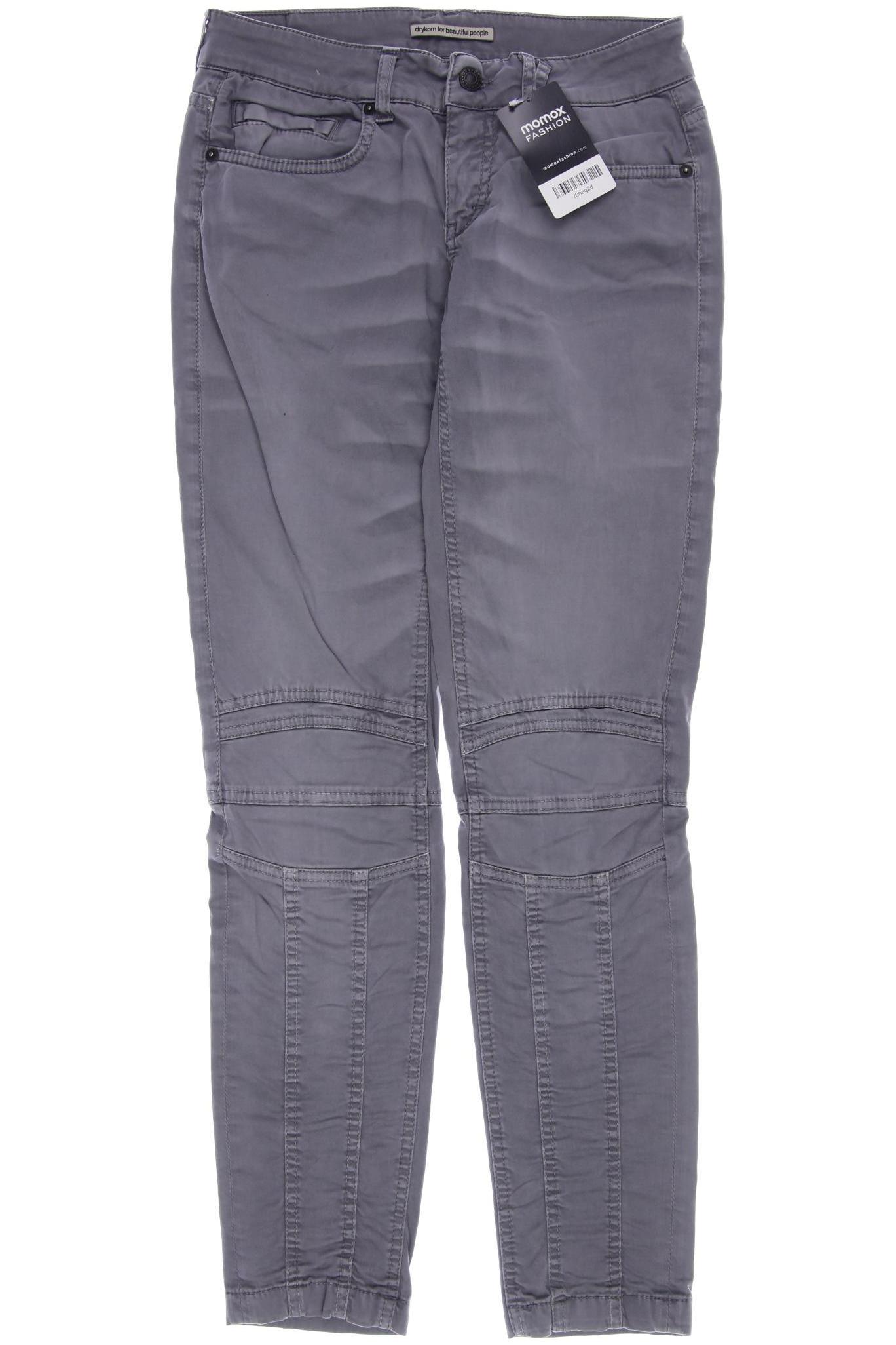 Drykorn Damen Stoffhose, grau, Gr. 38 von drykorn