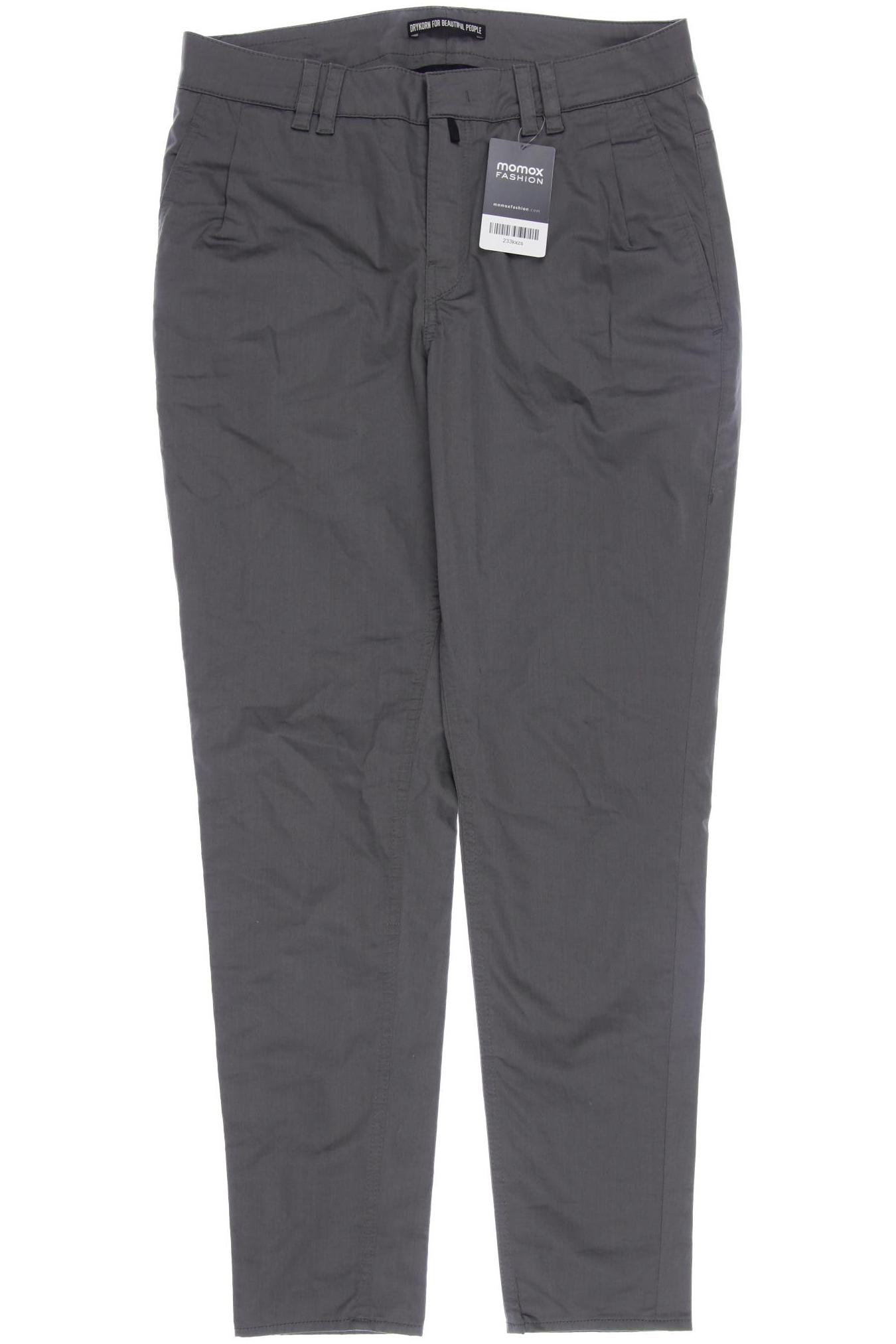 Drykorn Damen Stoffhose, grau, Gr. 38 von drykorn