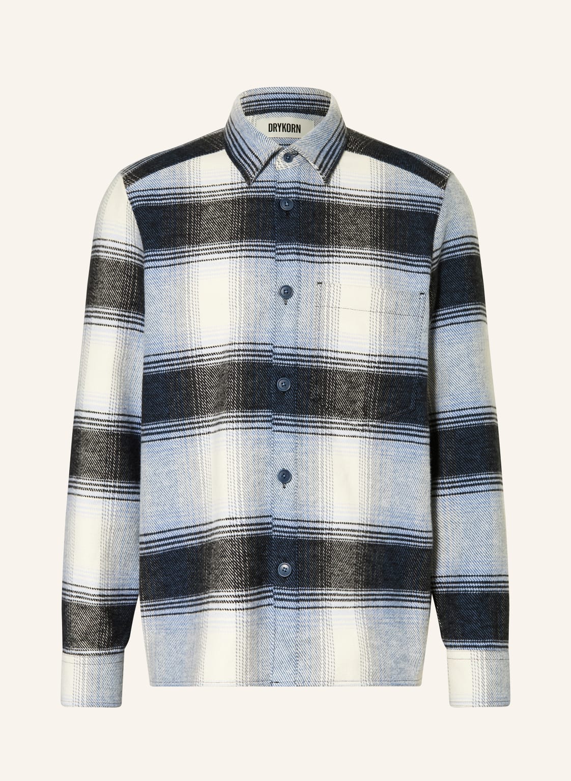 Drykorn Hemd Dieggo Comort Fit blau von drykorn