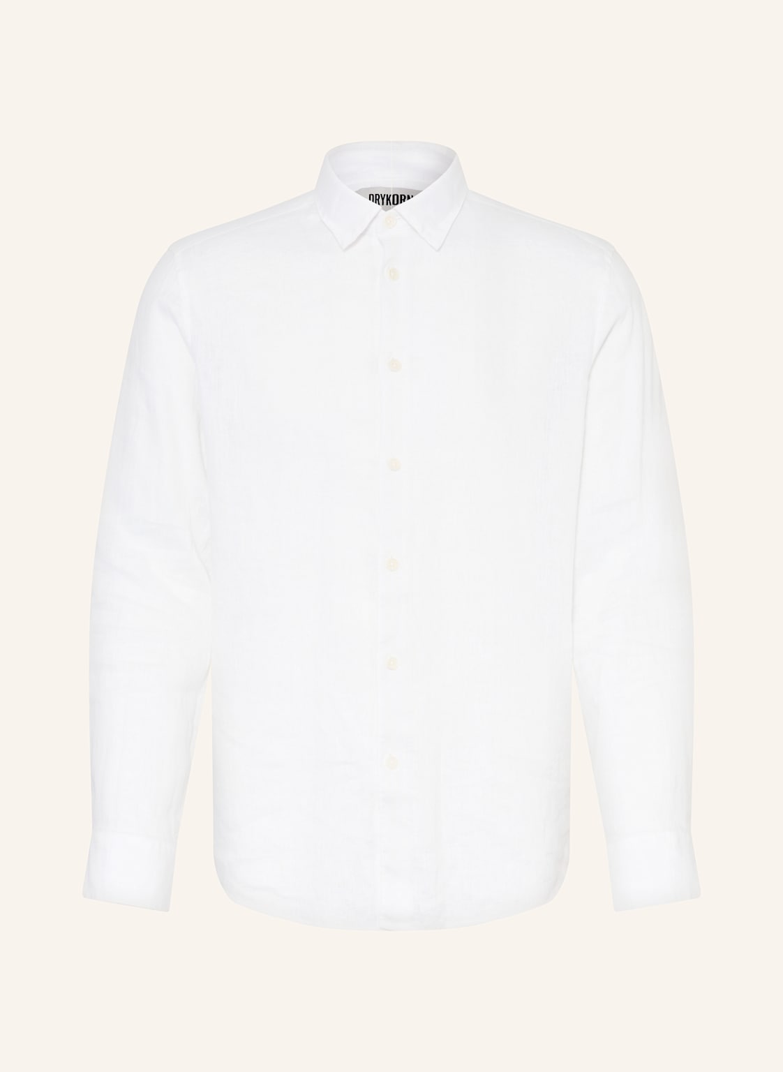 Drykorn Hemd Ramis Regular Fit Aus Leinen weiss von drykorn