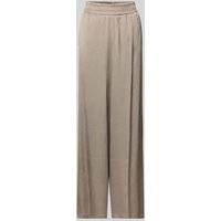 Drykorn Hose mit weitem Bein und elastischem Bund Modell 'CEILING' in Taupe, Größe 30/34 von drykorn