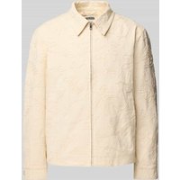 Drykorn Jacke mit Reißverschluss und Eingrifftaschen Modell 'RIKKA' in Offwhite, Größe 46 von drykorn