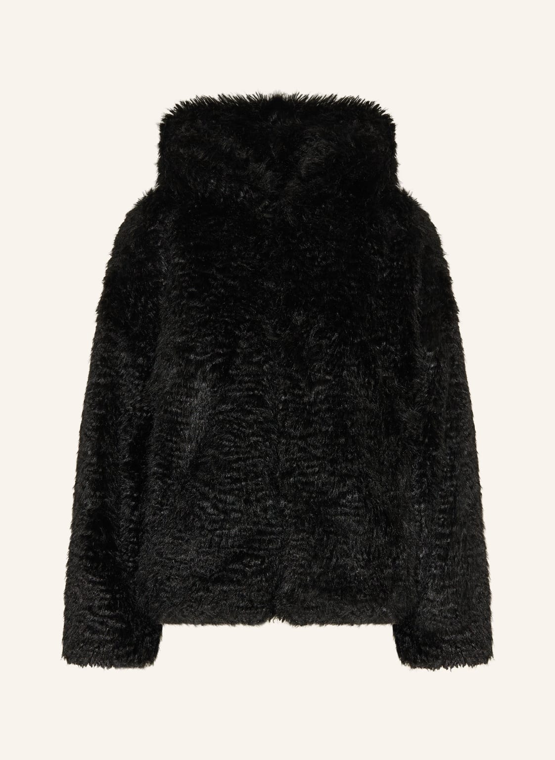 Drykorn Kunstfell-Jacke Emneth schwarz von drykorn