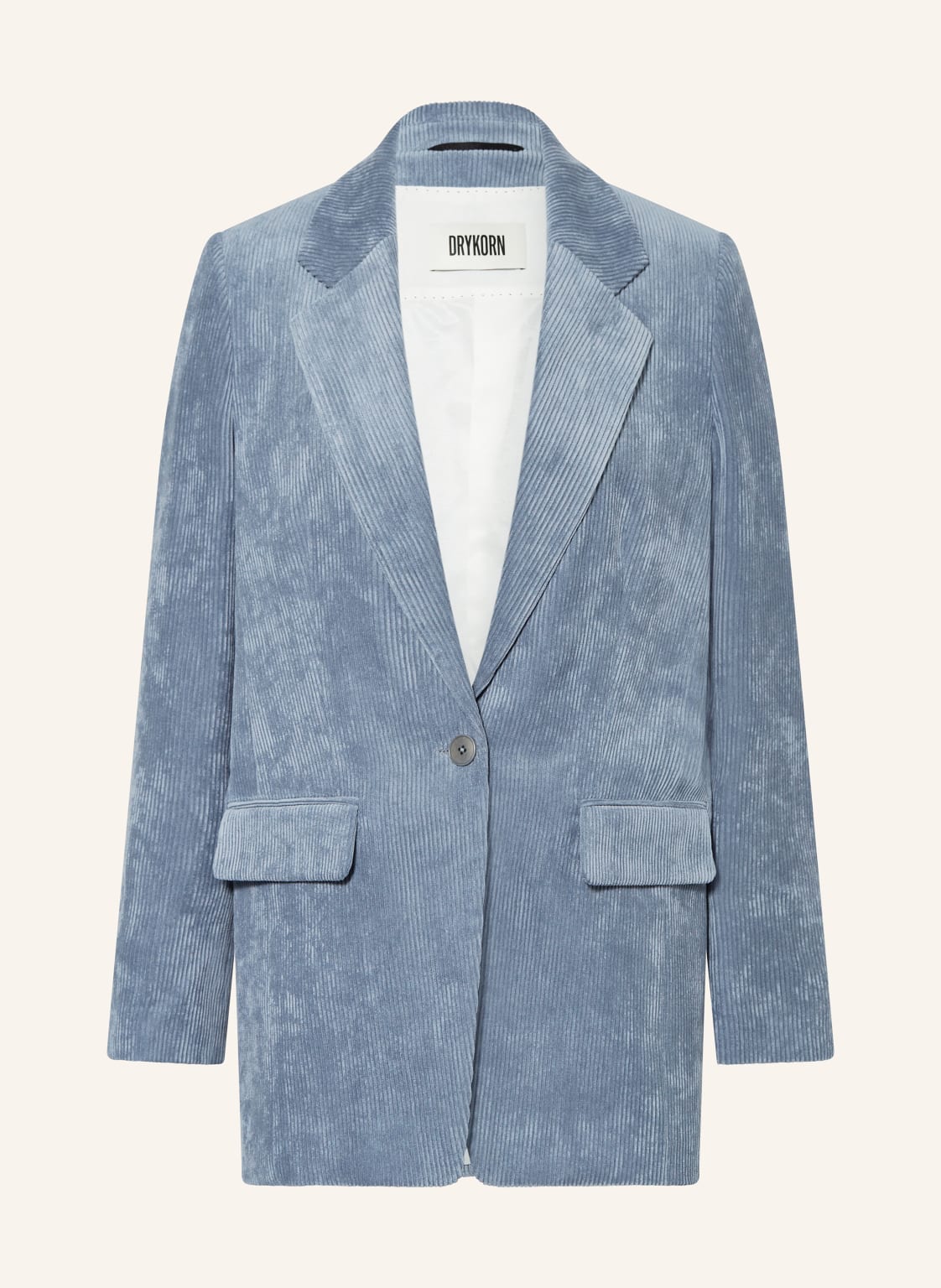 Drykorn Longblazer Glendale Aus Cord blau von drykorn