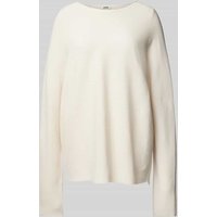 Drykorn Oversized Strickpullover mit Rundhalsausschnitt Modell 'MAILA' in Ecru, Größe M von drykorn
