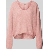 Drykorn Oversized Wollpullover mit Strukturmuster Modell 'SOMAIJA' in Rose, Größe M von drykorn