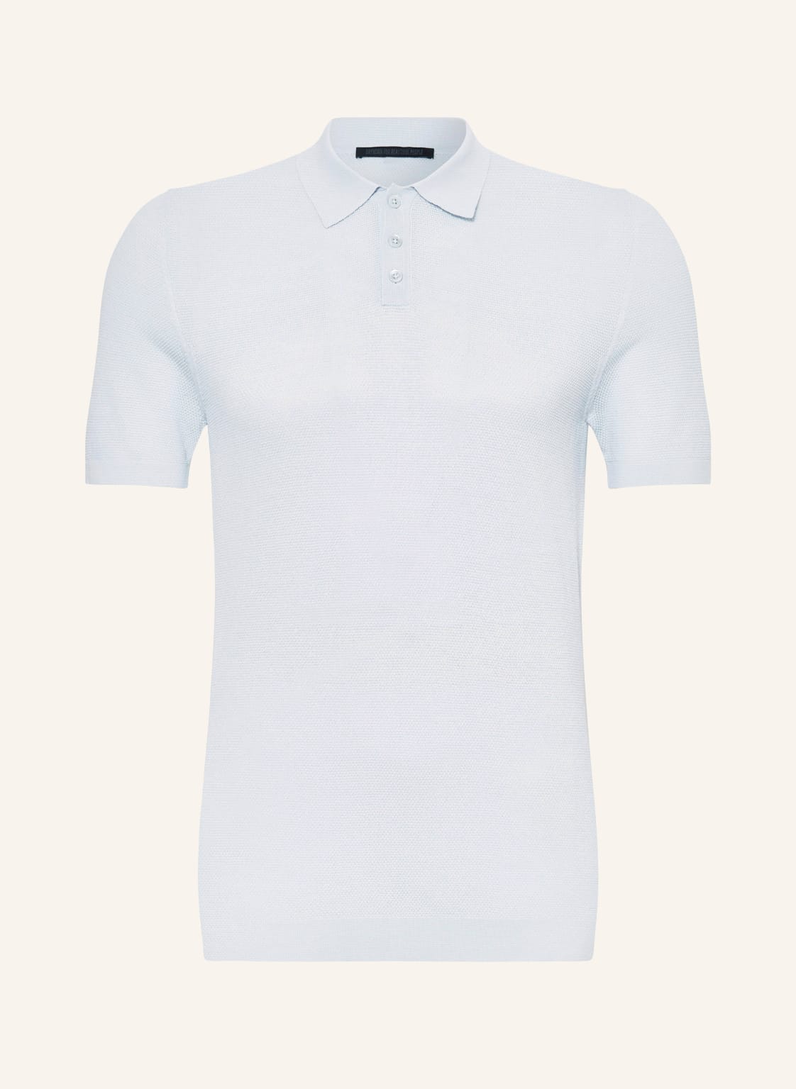 Drykorn Piqué-Poloshirt Triton blau von drykorn