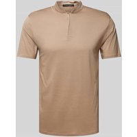 Drykorn Poloshirt in unifarbenem Design Modell 'Louis' in Beige, Größe L von drykorn