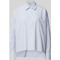 Drykorn Regular Fit Hemdbluse mit überschnittenen Schultern in Weiss, Größe 40 von drykorn
