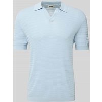 Drykorn Regular Fit Poloshirt mit V-Ausschnitt Modell 'BRAIAN' in Hellblau, Größe M Drykorn Regular Fit Poloshirt mit V-Ausschnitt Modell 'BRAIAN' in Hellblau, Größe M von drykorn