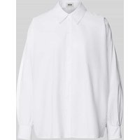 Drykorn Relaxed Fit Bluse mit Knopfleiste Modell 'MOYALA' in Weiss, Größe 42 von drykorn