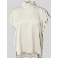 Drykorn Relaxed Fit Bluse mit Stehkragen Modell 'ALARIA' in Stein, Größe 34 von drykorn