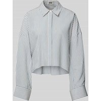 Drykorn Relaxed Fit Bluse mit verdeckter Knopfleiste Modell 'OSHIA' in Hellblau, Größe 42 Drykorn Relaxed Fit Bluse mit verdeckter Knopfleiste Modell 'OSHIA' in Hellblau, Größe 42 von drykorn