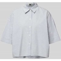 Drykorn Relaxed Fit Hemdbluse mit 1/2-Arm Modell 'YARIKA' in Weiss, Größe 40 von drykorn