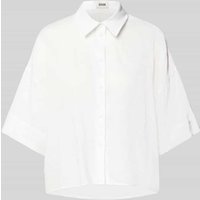 Drykorn Relaxed Fit Leinenbluse mit überschnittenen Schultern in Weiss, Größe 38 Drykorn Relaxed Fit Leinenbluse mit überschnittenen Schultern in Weiss, Größe 38 von drykorn
