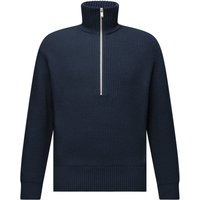 Drykorn Rippstrick-Sweater mit Half Zip in S von drykorn