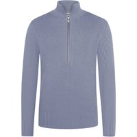 Drykorn Rippstrick-Sweater mit Half Zip in XXL von drykorn