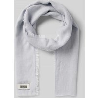 Drykorn Schal mit Label-Detail Modell 'PLINA' in Hellblau, Größe 1 von drykorn