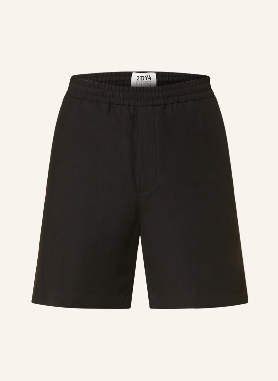 Drykorn Shorts Sayo Mit Leinen schwarz von drykorn