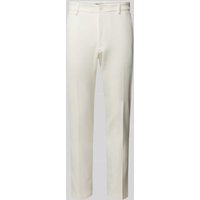 Drykorn Slim Fit Anzughose mit Bügelfalten Modell 'AJEND' in Offwhite, Größe 33/34 von drykorn