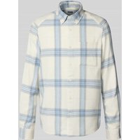 Drykorn Slim Fit Freizeithemd mit Button-Down-Kragen Modell 'LIET' in Blau, Größe XXL von drykorn