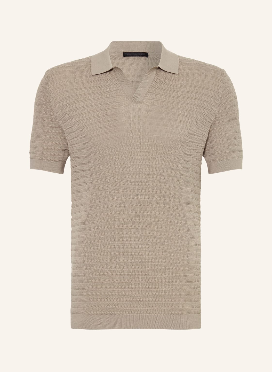 Drykorn Strick-Poloshirt Braian beige von drykorn