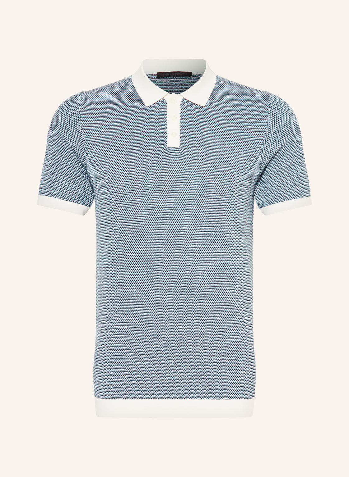 Drykorn Strick-Poloshirt Triton blau von drykorn