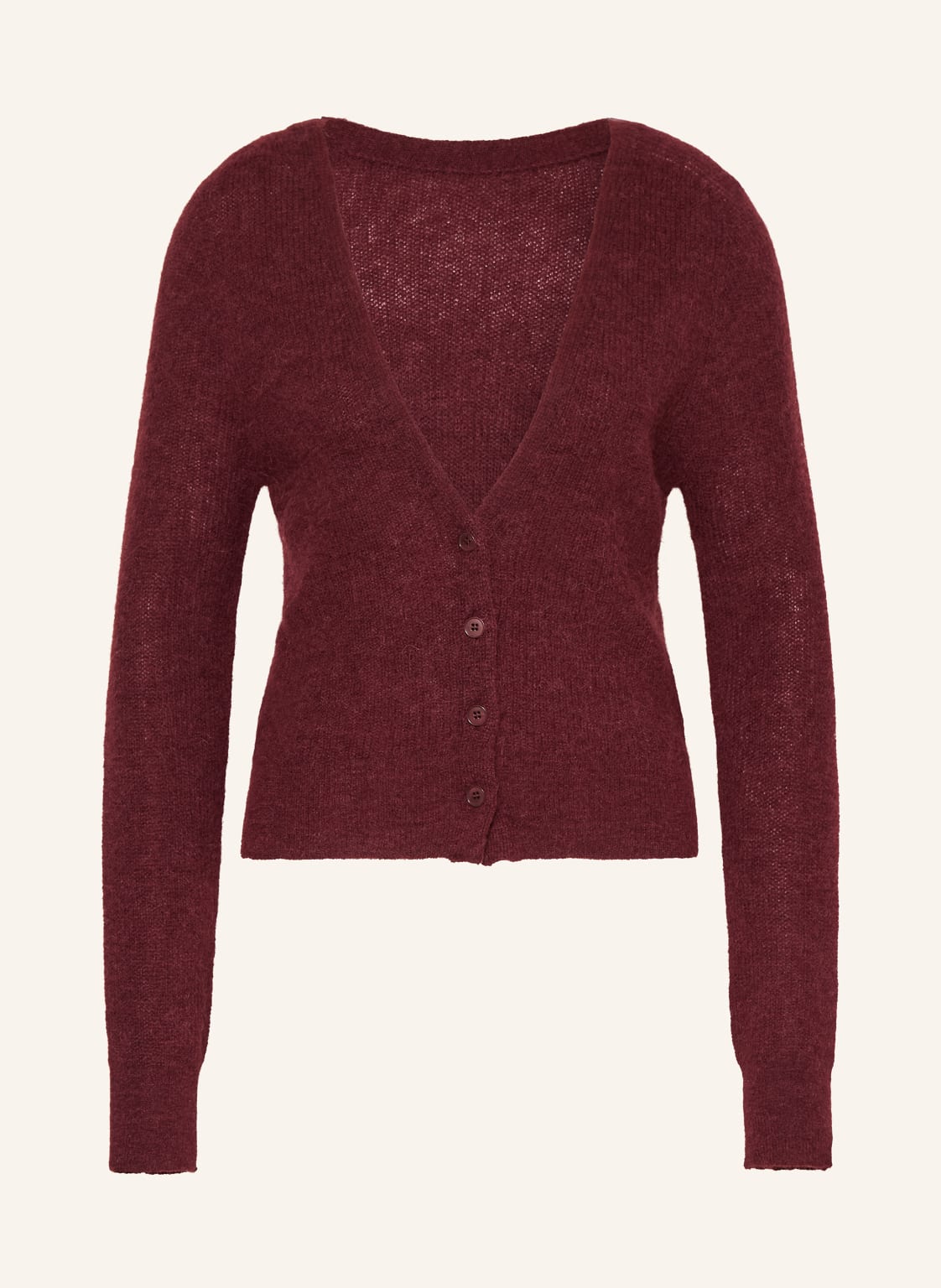 Drykorn Strickjacke Gertija Mit Alpaka rot von drykorn