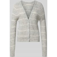 Drykorn Strickjacke mit Knopfleiste Modell 'GERTIJA' in Hellgrau Melange, Größe XL von drykorn