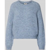 Drykorn Strickpullover aus Alpaka-Mix Modell 'PEMIRI' in Hellblau Melange, Größe M von drykorn