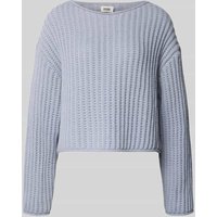 Drykorn Strickpullover mit Rundhalsausschnitt Modell 'IMENY' in Hellblau, Größe XL von drykorn