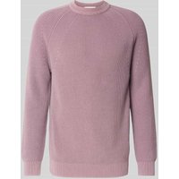 Drykorn Strickpullover mit Rundhalsausschnitt in Rose, Größe S Drykorn Strickpullover mit Rundhalsausschnitt in Rose, Größe S von drykorn