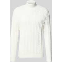 Drykorn Strickpullover mit Stehkragen Modell 'EDDARD' in Offwhite, Größe L Drykorn Strickpullover mit Stehkragen Modell 'EDDARD' in Offwhite, Größe L von drykorn