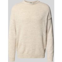 Drykorn Strickpullover mit überschnittenen Schultern Modell 'MALIO' in Sand, Größe M von drykorn