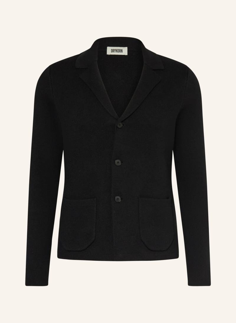 Drykorn Stricksakko Timmino Regular Fit schwarz von drykorn