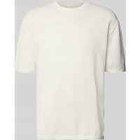 Drykorn Strickshirt mit Strukturmuster Modell 'Derico' in Offwhite, Größe XL von drykorn