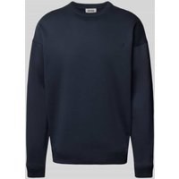 Drykorn Sweatshirt mit Motiv-Stitching Modell 'KARIO' in Marine, Größe M von drykorn