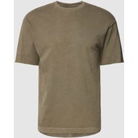 Drykorn T-Shirt mit Label-Detail Modell 'EROS' in Oliv, Größe XXL von drykorn